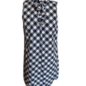 Mud pie navy blue and white sleeveless dress. Size small